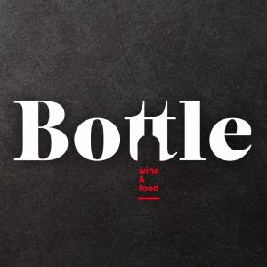 Logo Bottle . Wine And Food